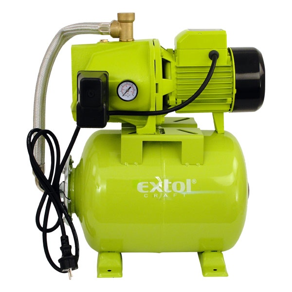 házi vízmű 750W Extol Craft, szállító teljesítmény: 5,4m3/h, max. száll. 46 m, tartály: 20L