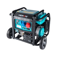 Heron, benzinmotoros áramfejlesztő, 8000 VA, 400/230 V, hordozható