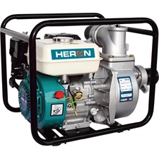 Heron, benzinmotoros vízszivattyú, 6,5 LE, max.1100l/min, max. 28m emelőmagasság, 3″csőátmérő (EPH-80)