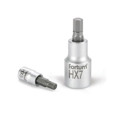 bitdugófej, imbusz, 1/4″, 61CrV5/S2, mattkróm; 5mm (HX5)