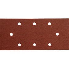 csiszolópapír, tépőzáras, 93×190 mm, 8  lyukas klt. P80, 10db/cs, 407115-höz