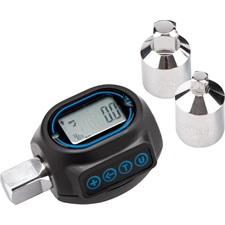 digitális nyomaték adapter, hangjelzéssel, 1/2″, 20-200Nm, adapterek: 1/4″és 3/8″