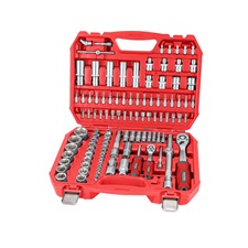 dugókulcs klt., CV., racsnis 45fog ; 1/4″ és 1/2″, 110db, 4-32mm, 32db bit(lapos, kereszt,imbusz,torx), gyertyakulcs