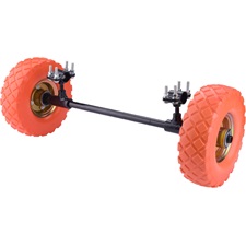 gumikerék 2 db, tengellyel a 402600, 8891590 és 8891941akkus talicskához