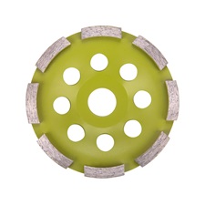 gyémántcsiszoló korong; 125mm×22,2mm, egysoros