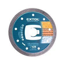 gyémántvágó, ipari korong, TURBO, gyors és vékony vágás: 2,0 mm vastagság; 230×22,2mm, száraz és vizes vágásra