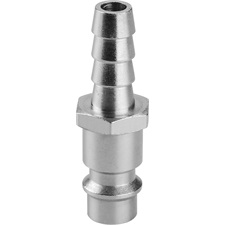 gyorscsatlakozó-dugó, tömlővéggel, 3/8″, 9mm, nikkelezett réz, bliszteren