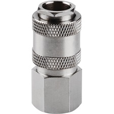 gyorscsatlakozó-hüvely, belső menettel, 1/4", nikkelezett réz, bliszteren