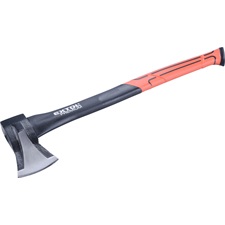 hasító fejsze, ékes, üvegszálas nyél 1000g, nylon erősítéssel, 600 mm hosszú, TPR gumis markolat