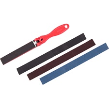 kézi csiszoló lapos, (ráspoly) cserélhető csiszoló szalaggal, ABS műanyag