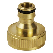 kuplung csatlakozó, réz, belsőmenetes; 3/4″