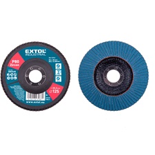 lamellás csiszoló INOX, acél és ALU munkadarabok csiszolására, 125×22mm; P120