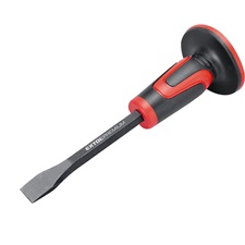 laposvéső 25 mm széles, CV.; 300mm, (16 mm szár) erős duál műanyag kézvédővel, homokfúvott