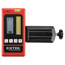 lézeres vevő/detektor/jelfogó vízszintezőhöz, PIROS és ZÖLD, 50m