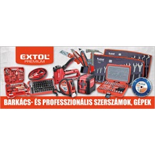 molinó, EXTOL PREMIUM, KÉZISZERSZÁM vegyes, 80×200cm,  PVC ringlizve, kül- és beltérre - ÚJ