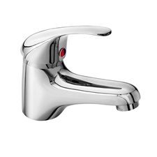 mosdó csaptelep  35mm kerámia betét, álló, egykaros, fényes, 10 cm hosszú