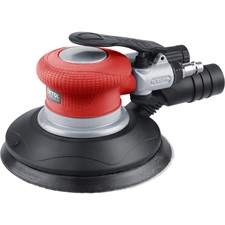 pneumatikus rotációs csiszoló, 150mm, excentricitás: 5mm; 10.500 1/min, 150l/min, 6 Bar, 1/4″ tömlőcsatlakozó, 0,96 kg