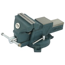 satu forgatható;100 mm, 5 kg, max.befogás: 100mm, max. összeszorító erő: 12kN, pofák keménysége: HRC 48-52