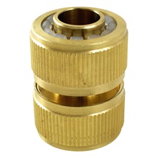 tömlőösszekötő, réz; 1/2„